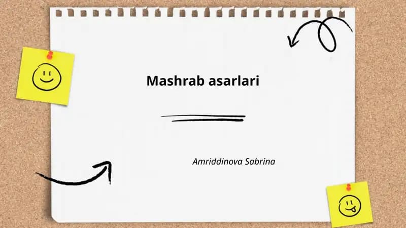 Mashrab asarlari