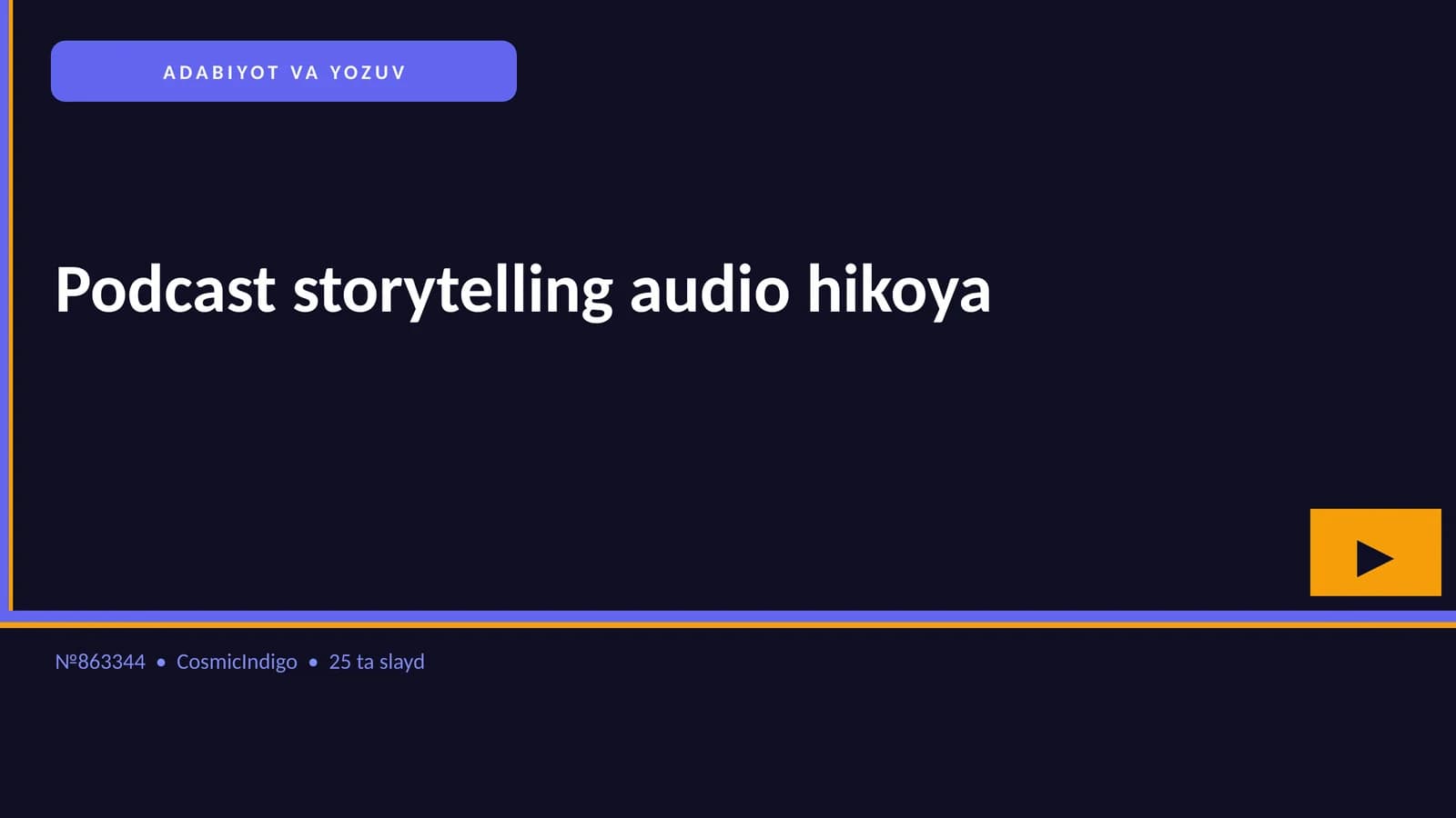 ADABIYOT VA YOZUV