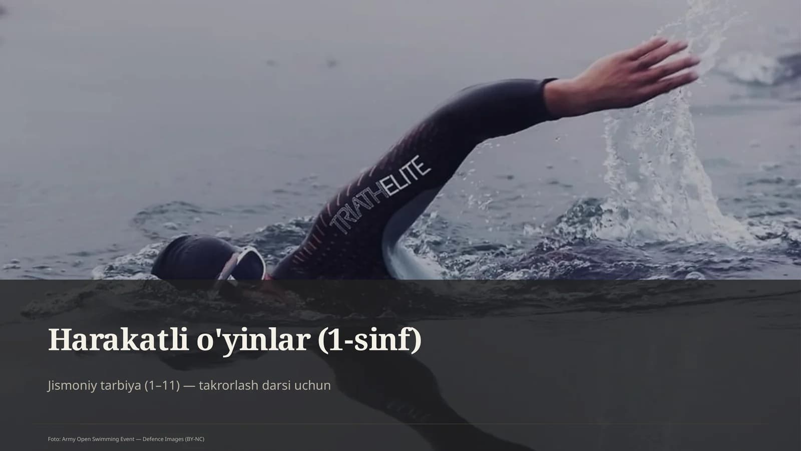 Harakatli o'yinlar (1-sinf)