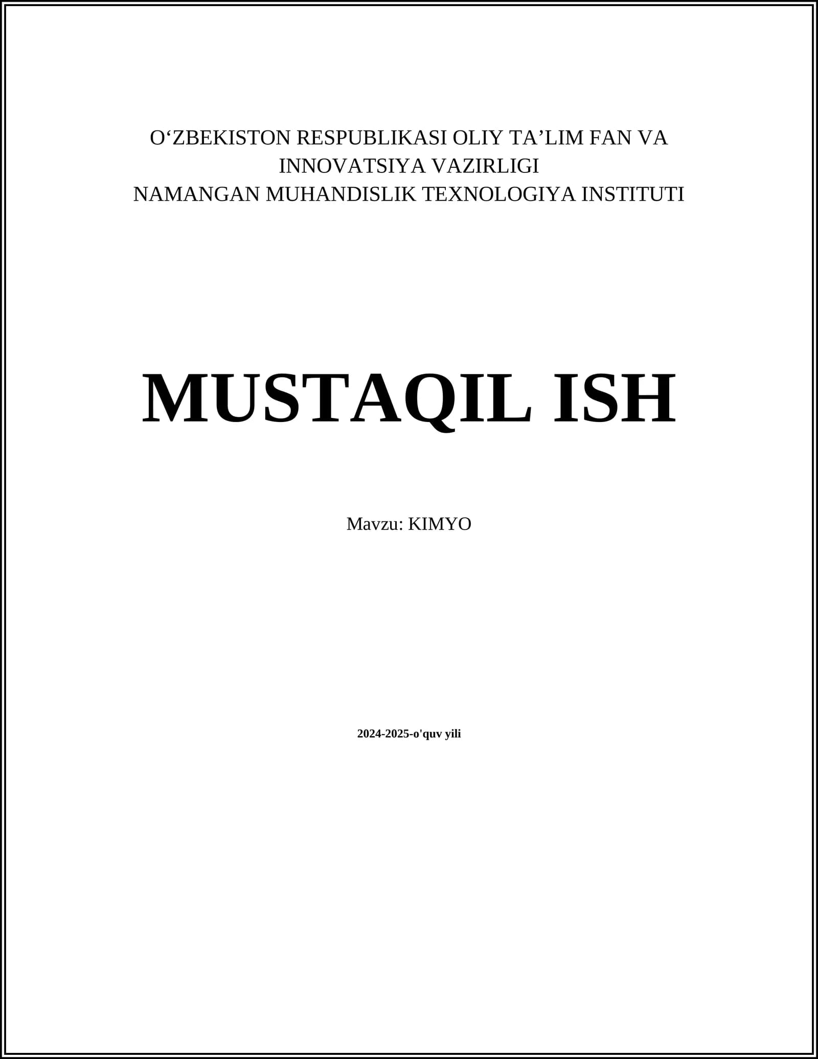 Atom tuzilishi