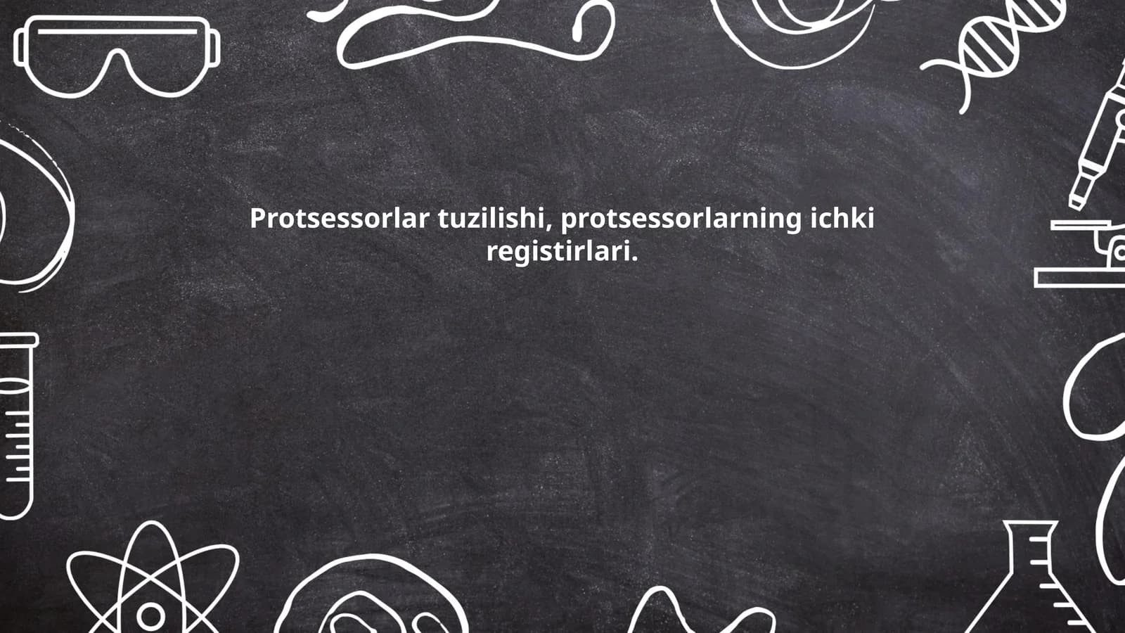Protsessorlar tuzilishi, protsessorlarning ichki registirlari