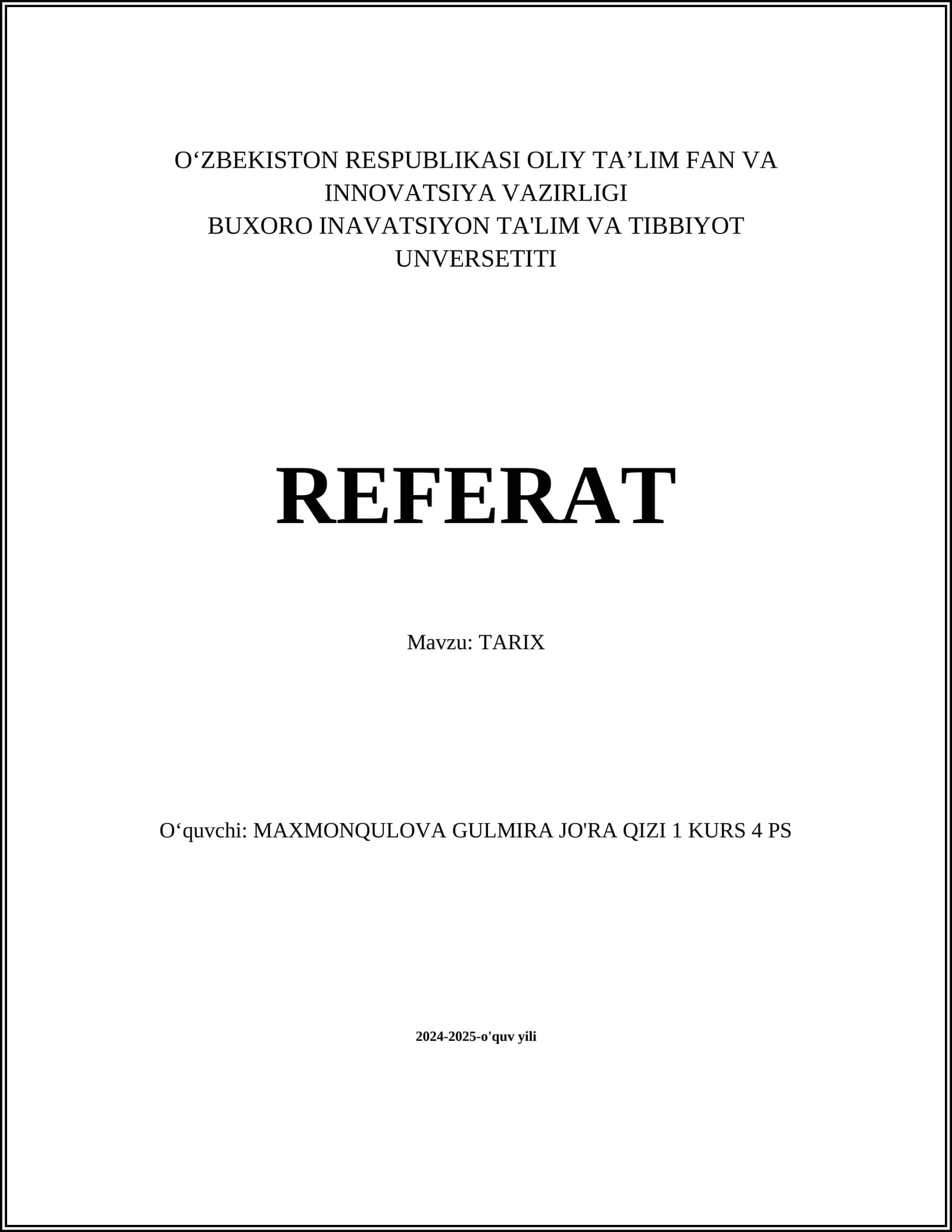 TARIX