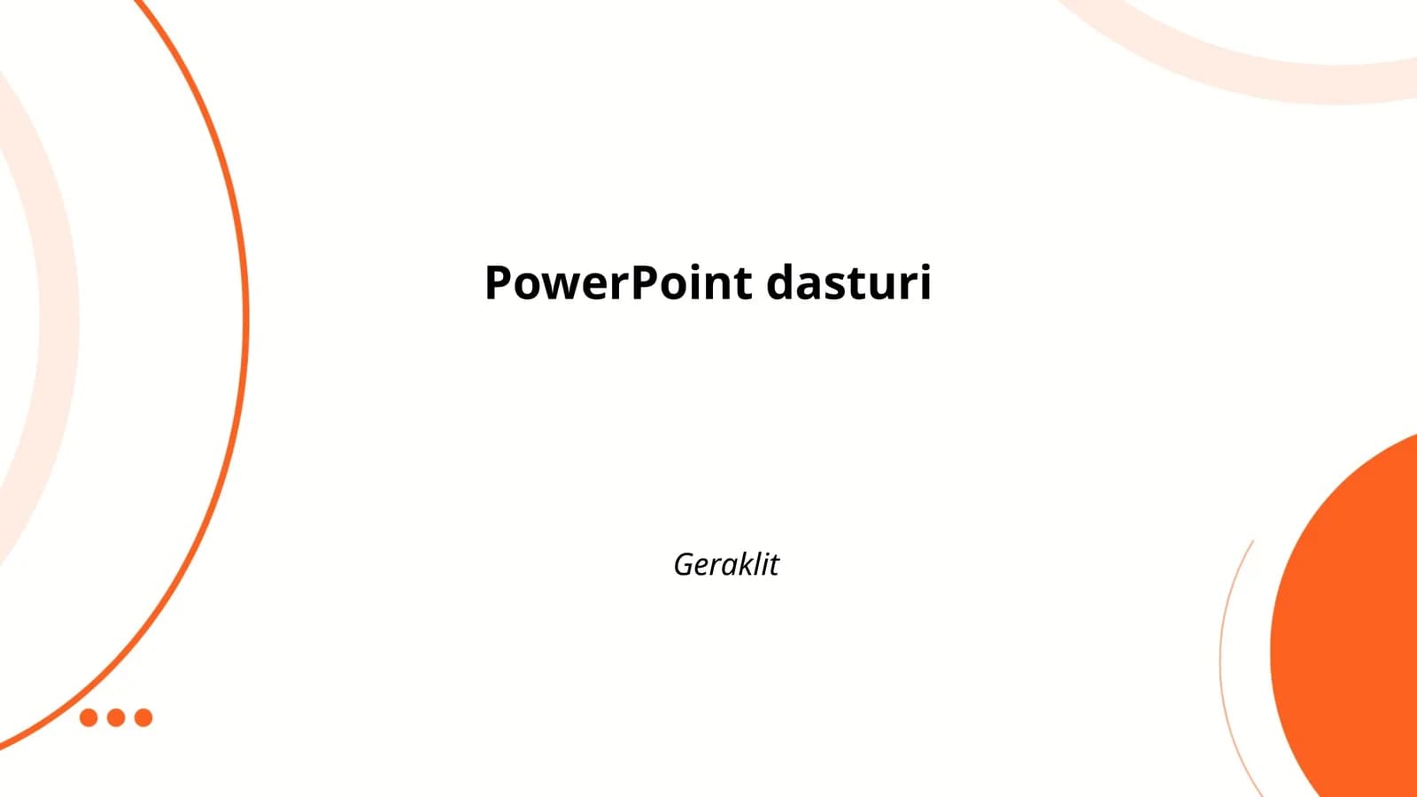 PowerPoint dasturi