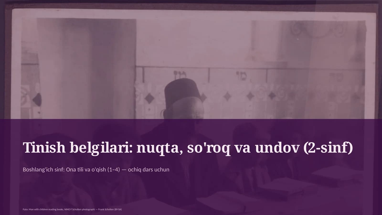 Ona tili va o'qish (1–4)