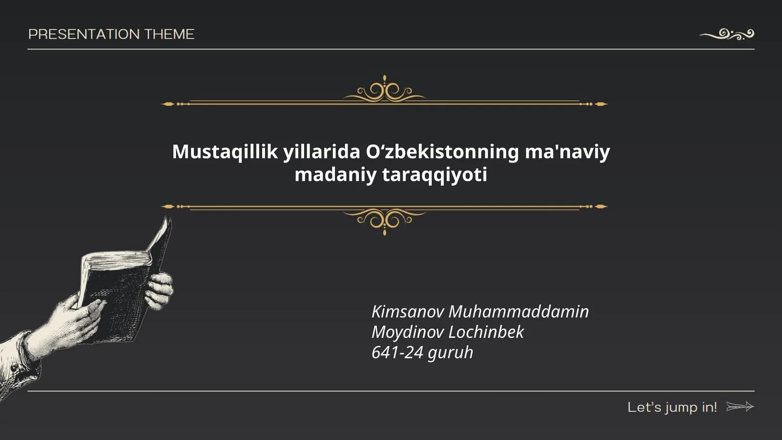 Mustaqillik yillarida Oʻzbekistonning ma'naviy madaniy taraqqiyoti