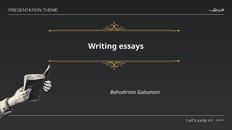 Writing essays
