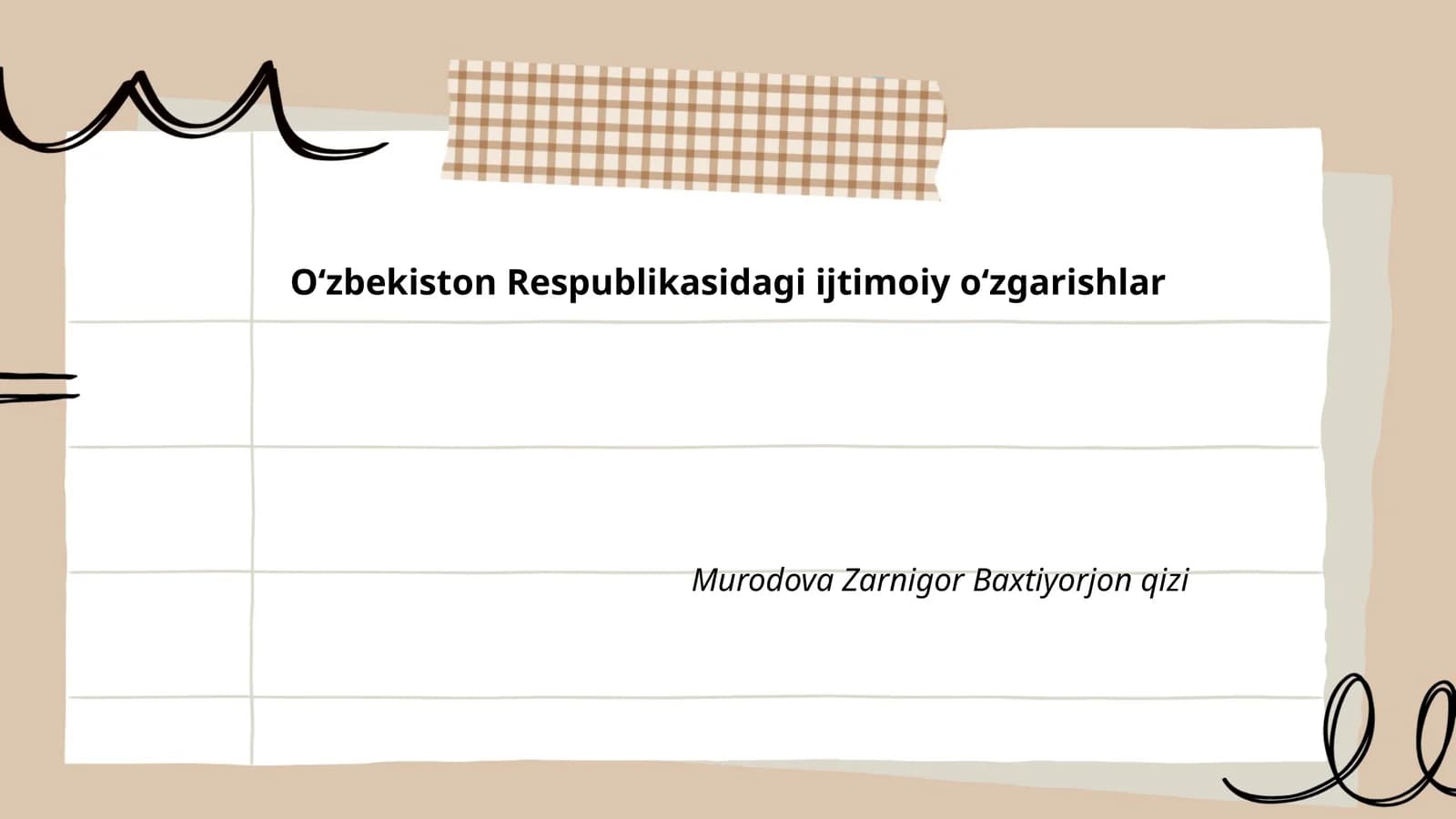 Ta'lim tizimidagi islohotlar