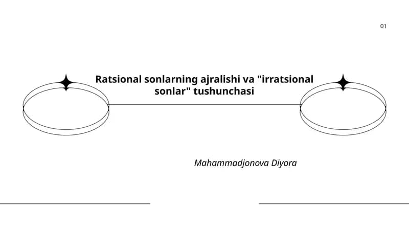 Ratsional sonlarning ajralishi va "irratsional sonlar" tushunchasi