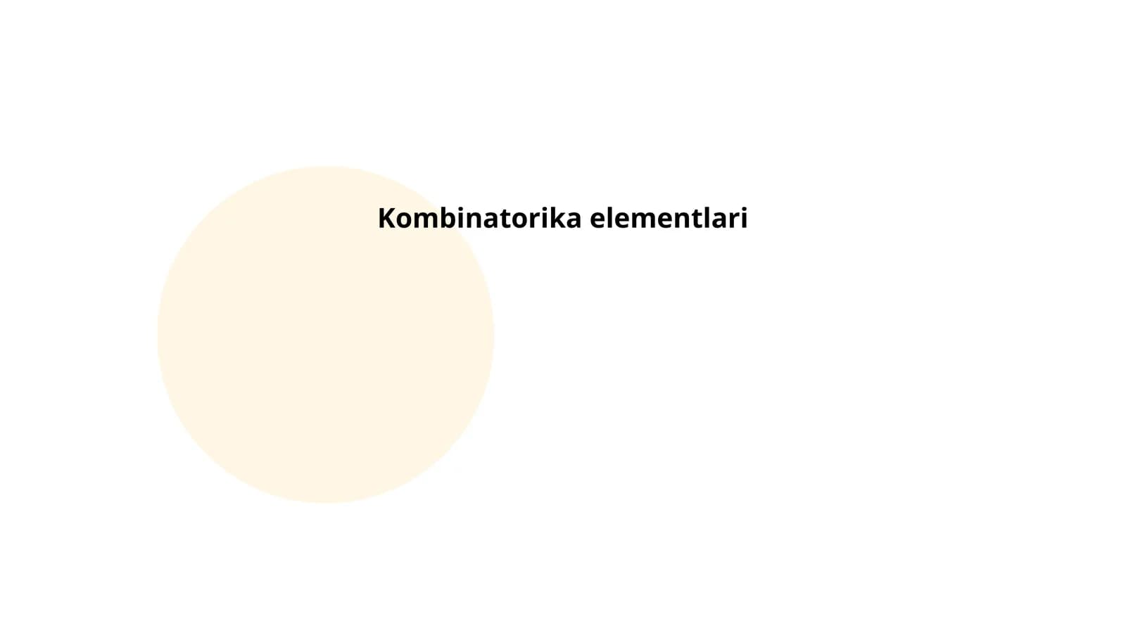 Kombinatorika elementlari