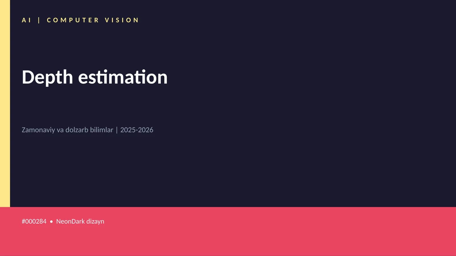 Depth estimation