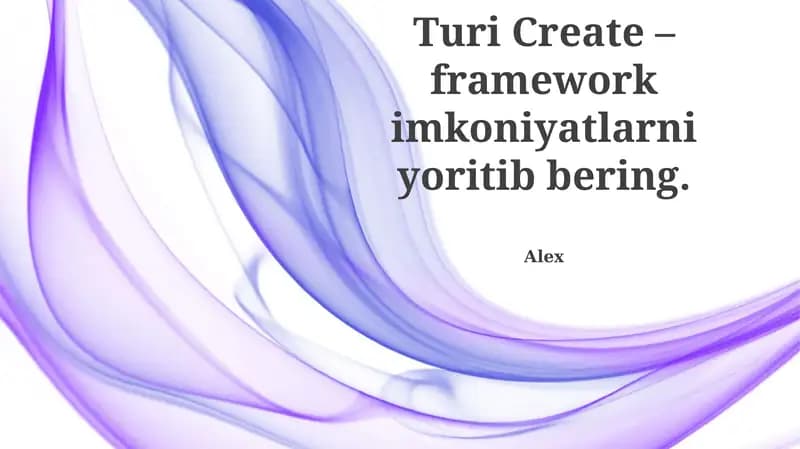 Turi Create