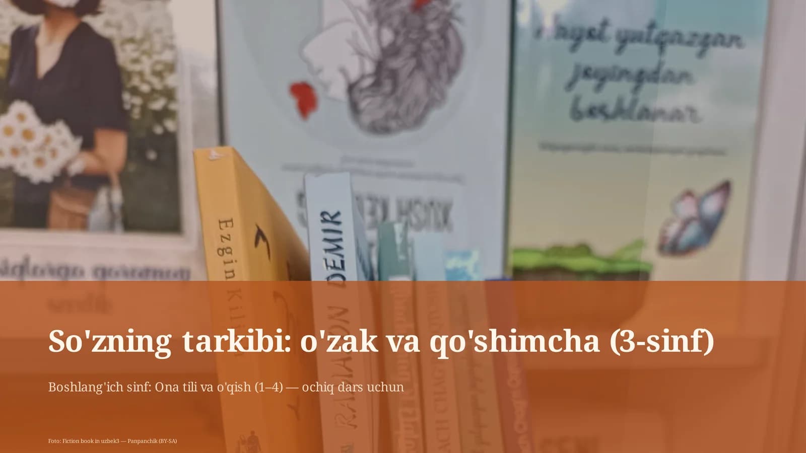 So'zning tarkibi: o'zak va qo'shimcha (3-sinf)