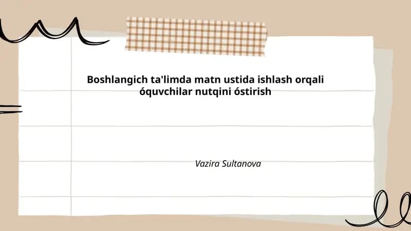 Matn ustida ishlash