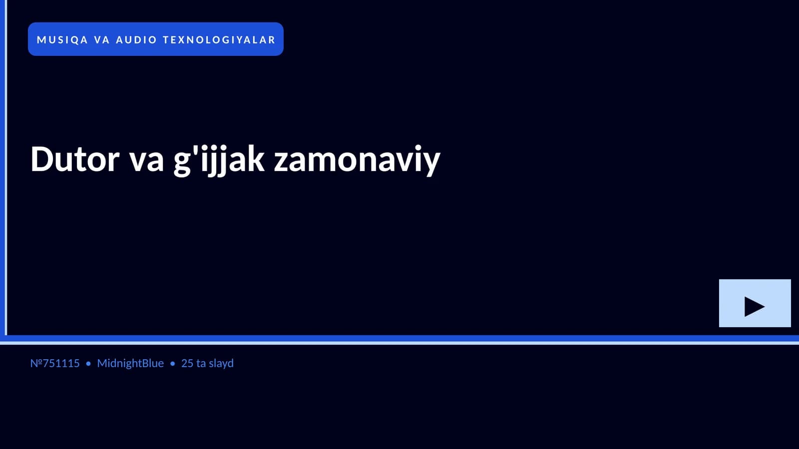 Dutor va g'ijjak zamonaviy