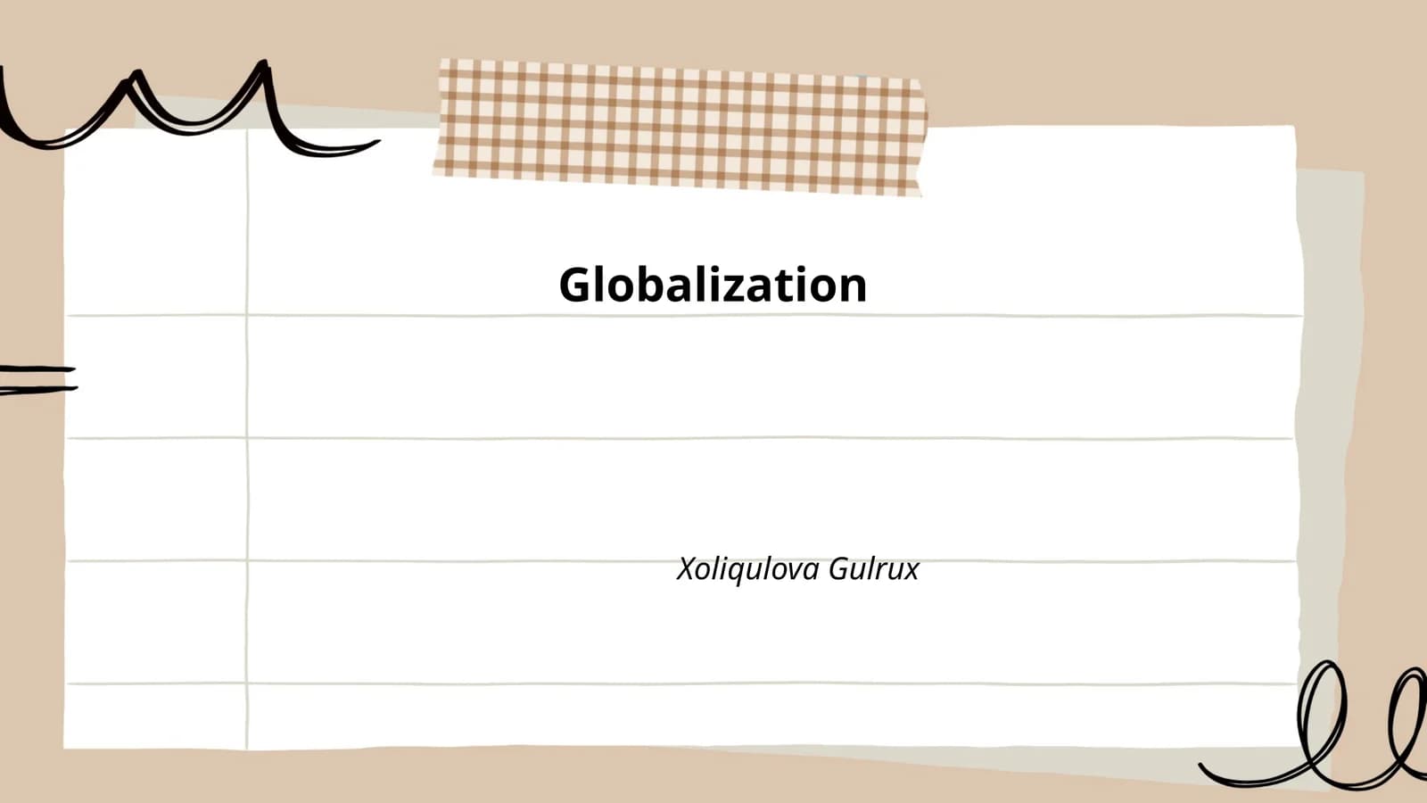 Globalization