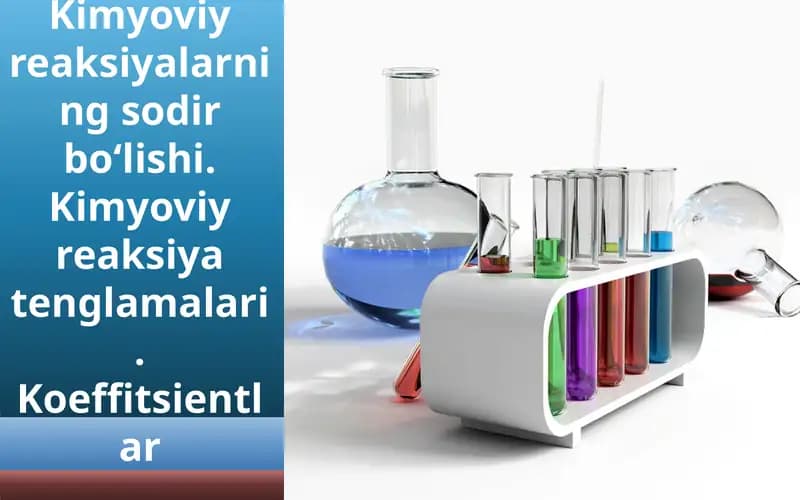 Kimyoviy reaksiyalar