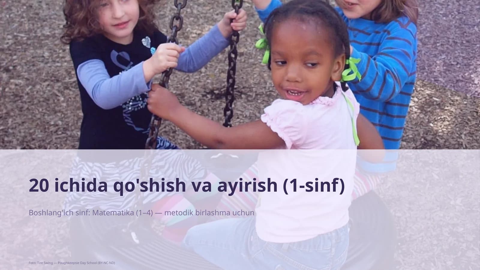 Boshlang'ich sinf: Matematika (1–