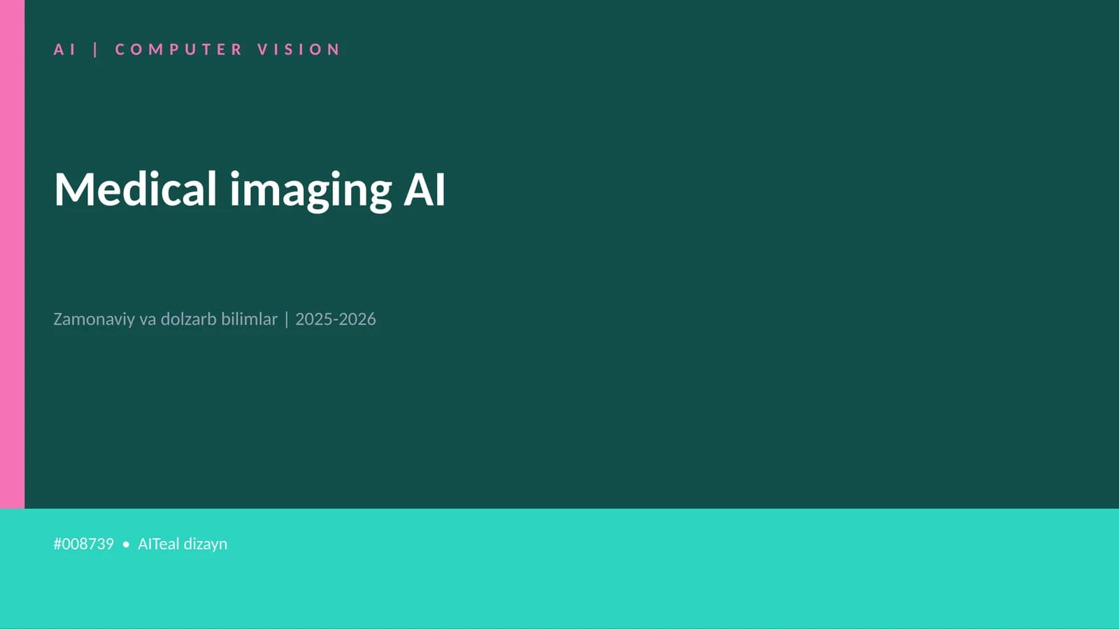 Medical imaging AI