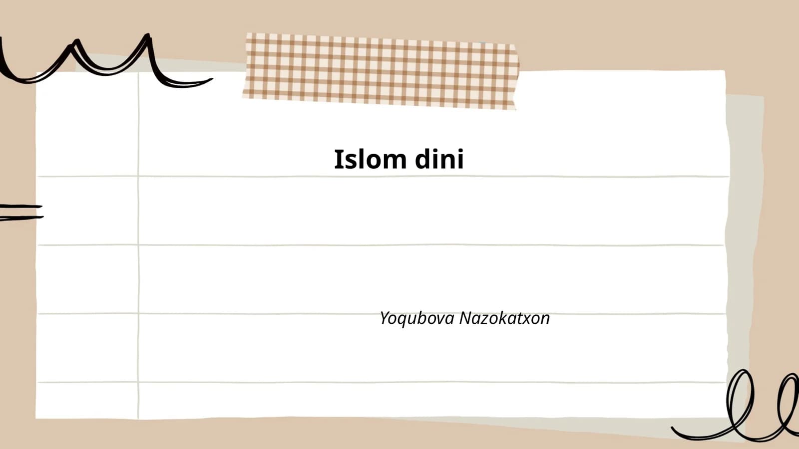 Islom dini