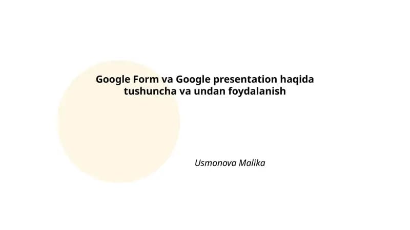 Google Form