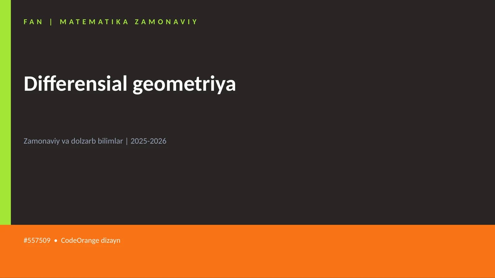 Differensial geometriya