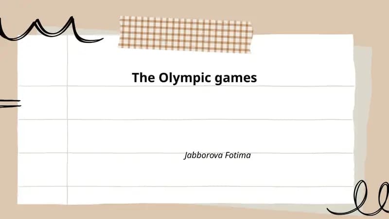 The Olympic games