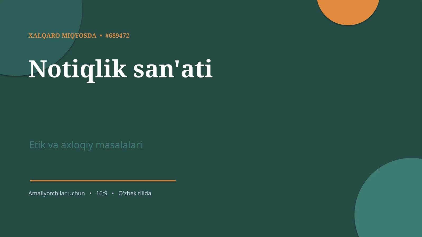 Notiqlik san'ati