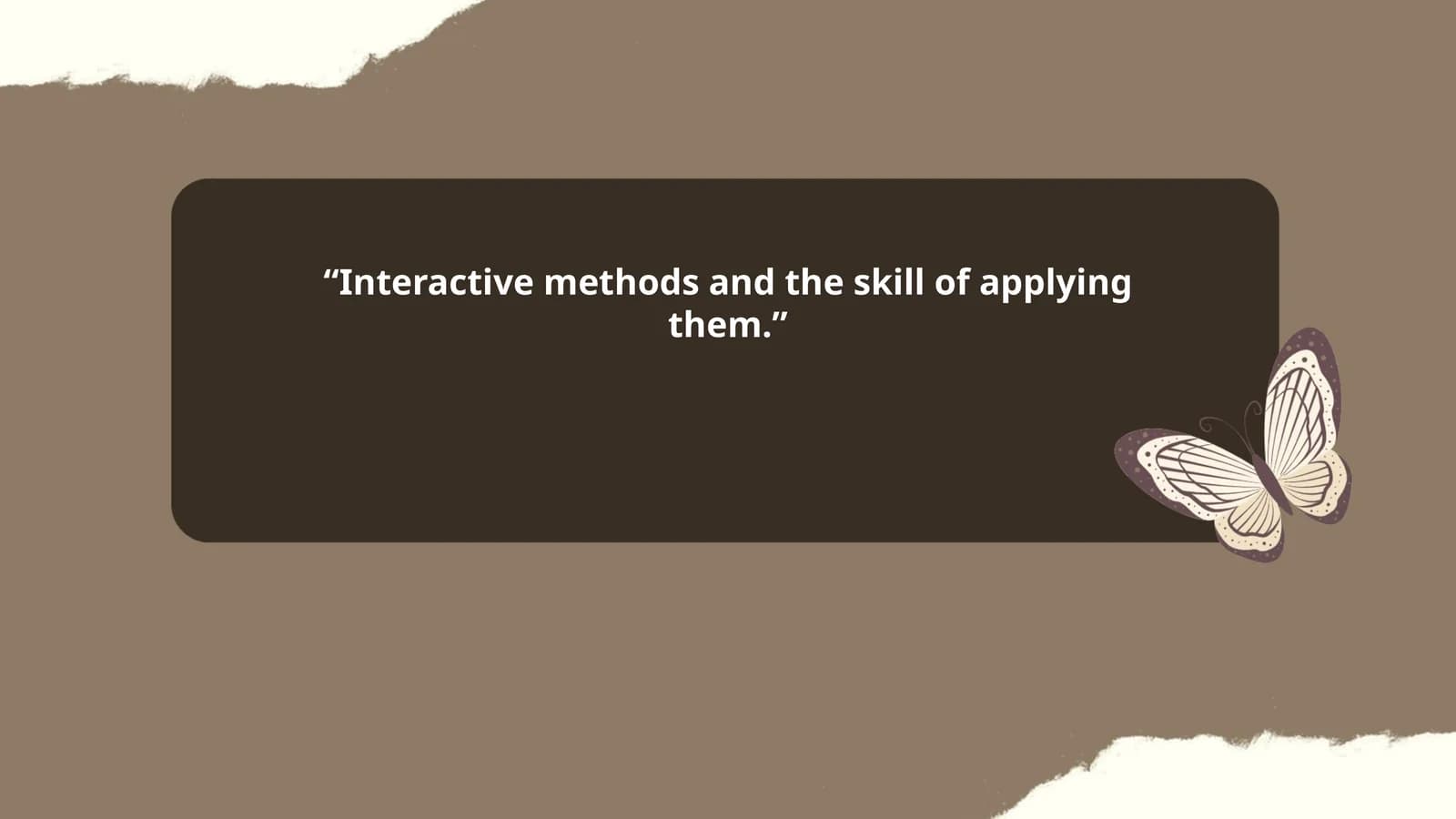 Interactive Teaching Methods