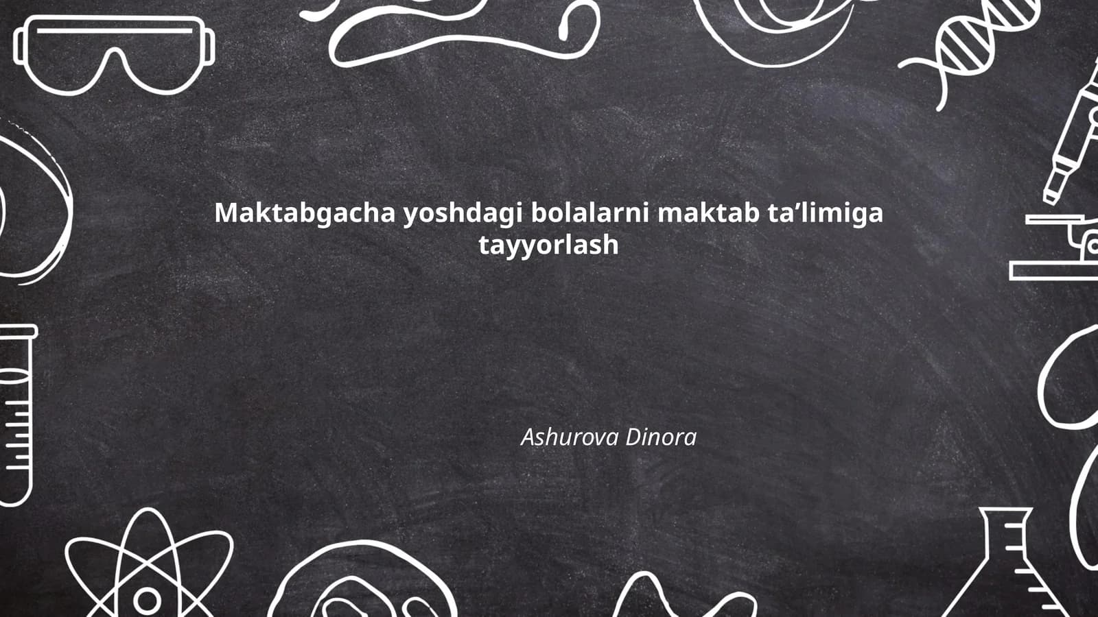 Maktabgacha yoshdagi bolalarni maktab taʼlimiga tayyorlash
