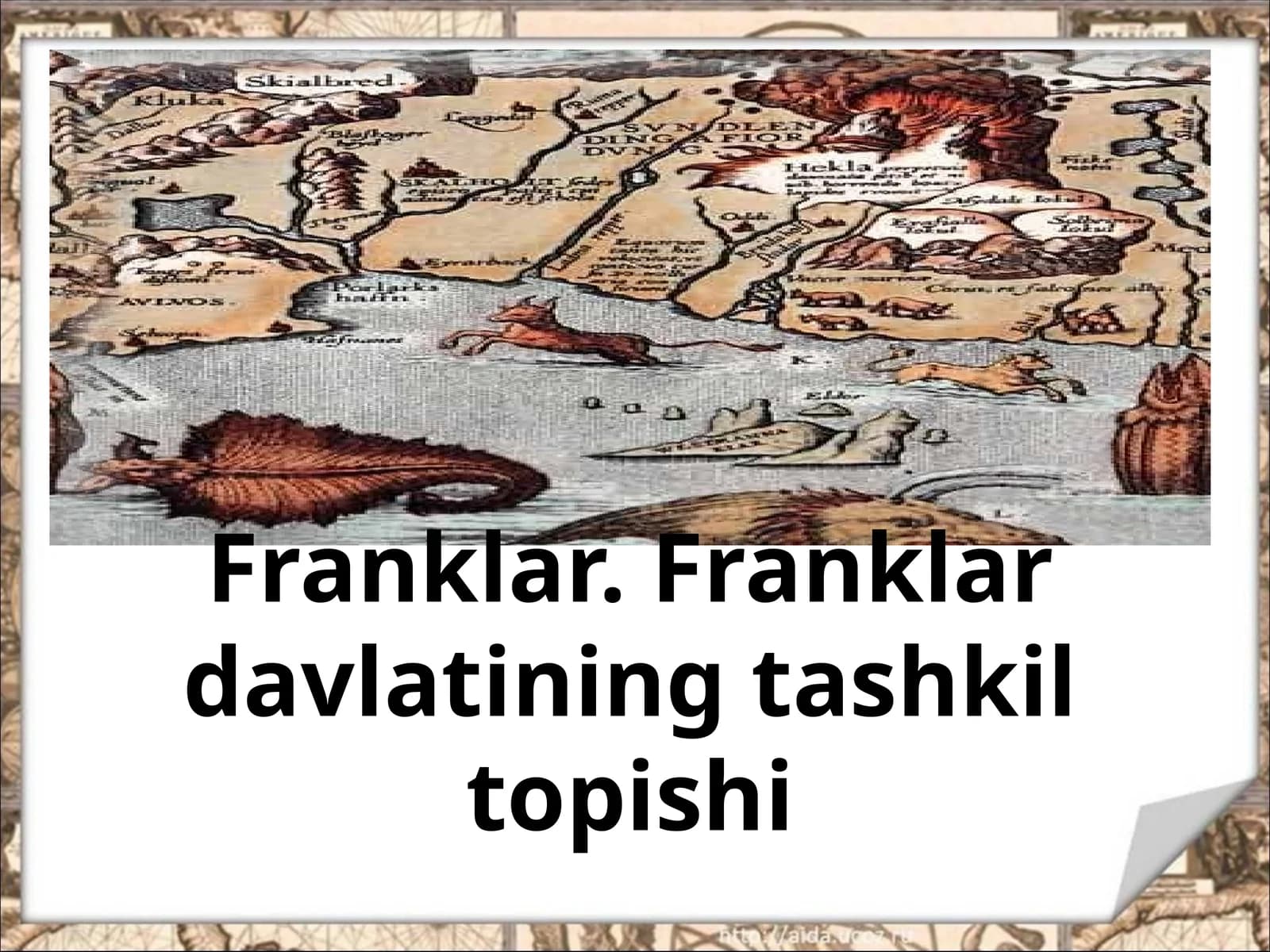 Franklar davlati  7- sinf jahon