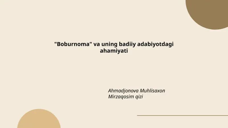 Boburnoma