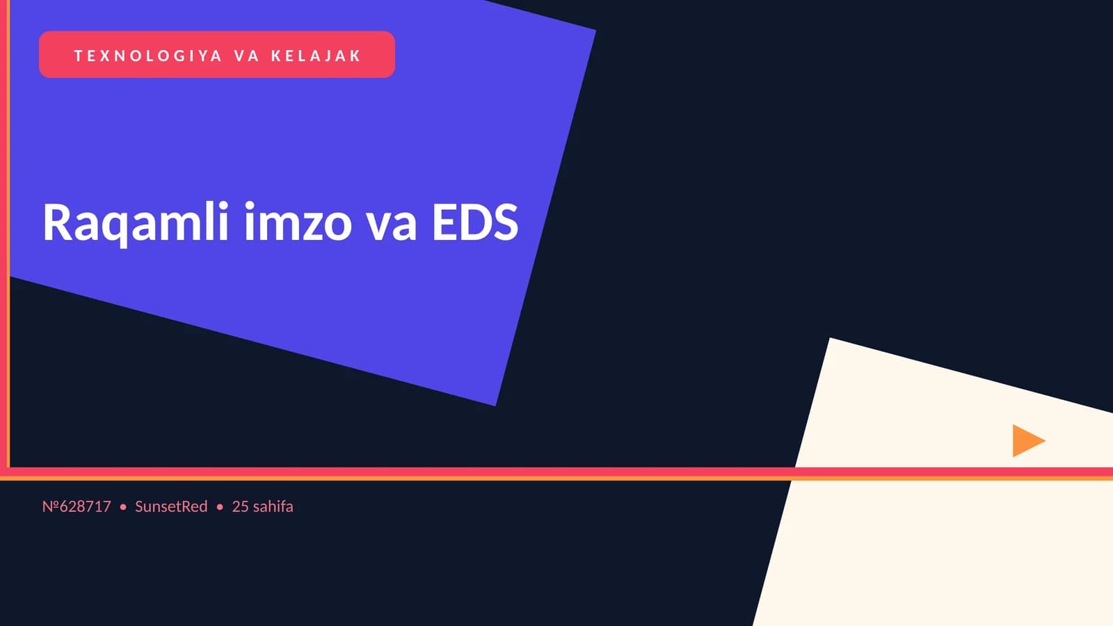 Raqamli imzo va EDS