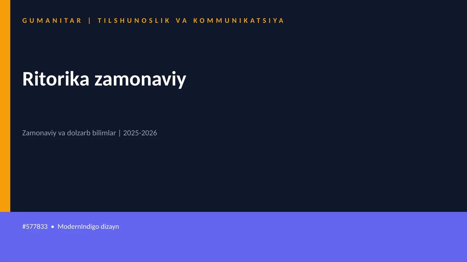 Ritorika zamonaviy