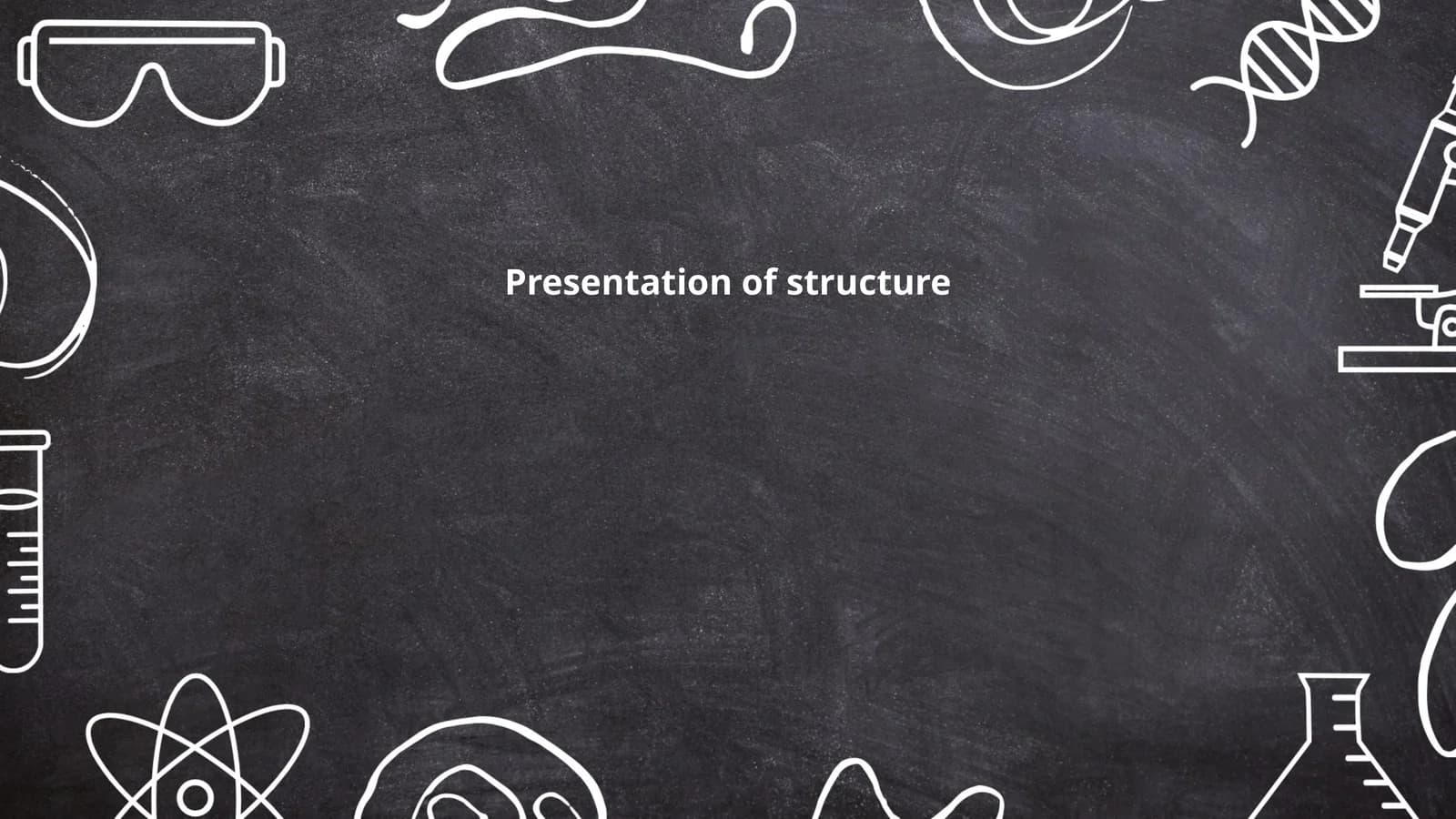 Presentation of structure