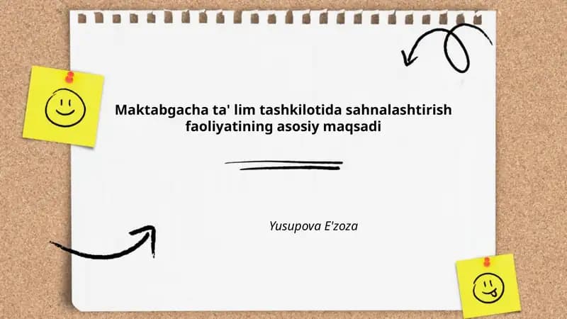 Bolalarda ijodiy fikrlashni rivojlantirish