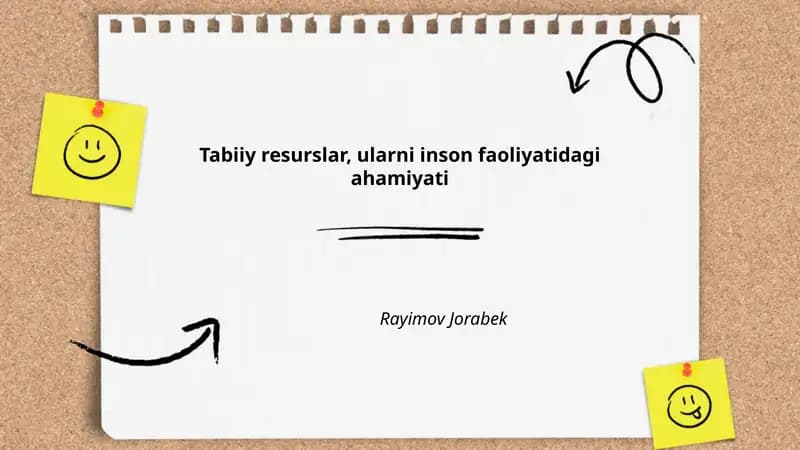 Tabiiy resurslar