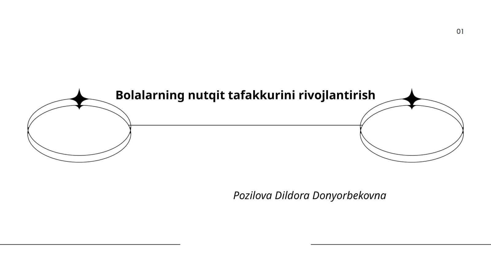 Bolalarning nutqit tafakkurini rivojlantirish