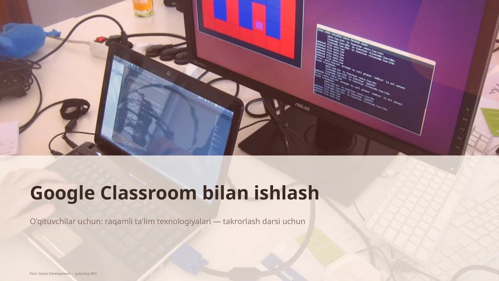 Google Classroom bilan ishlash