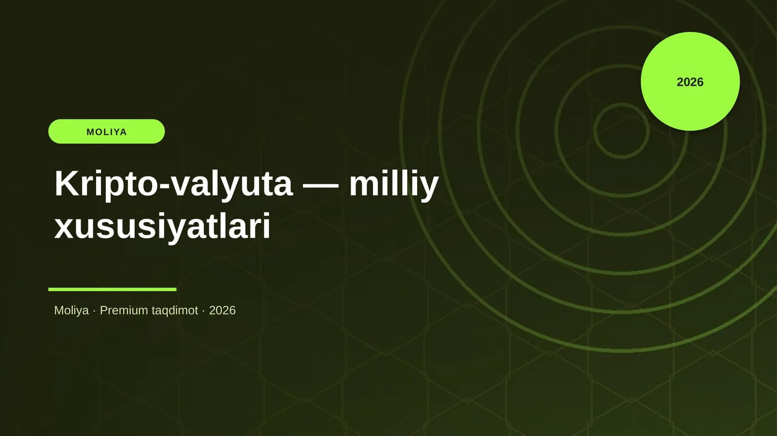 Kripto-valyuta — milliy xususiyatlari