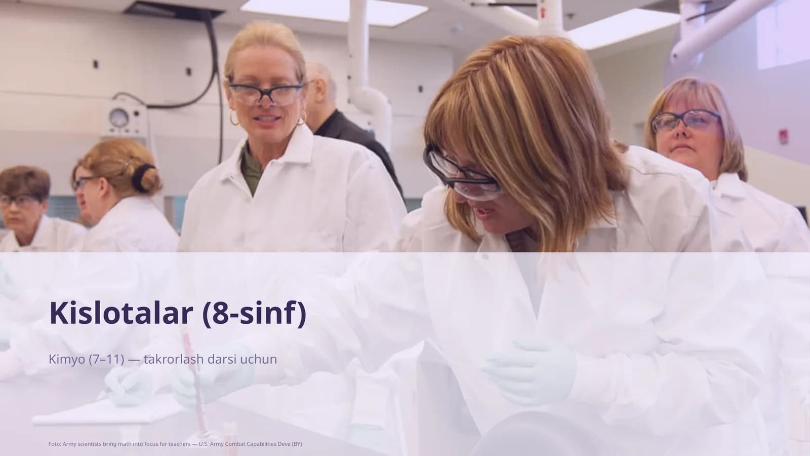 Kislotalar (8-sinf)