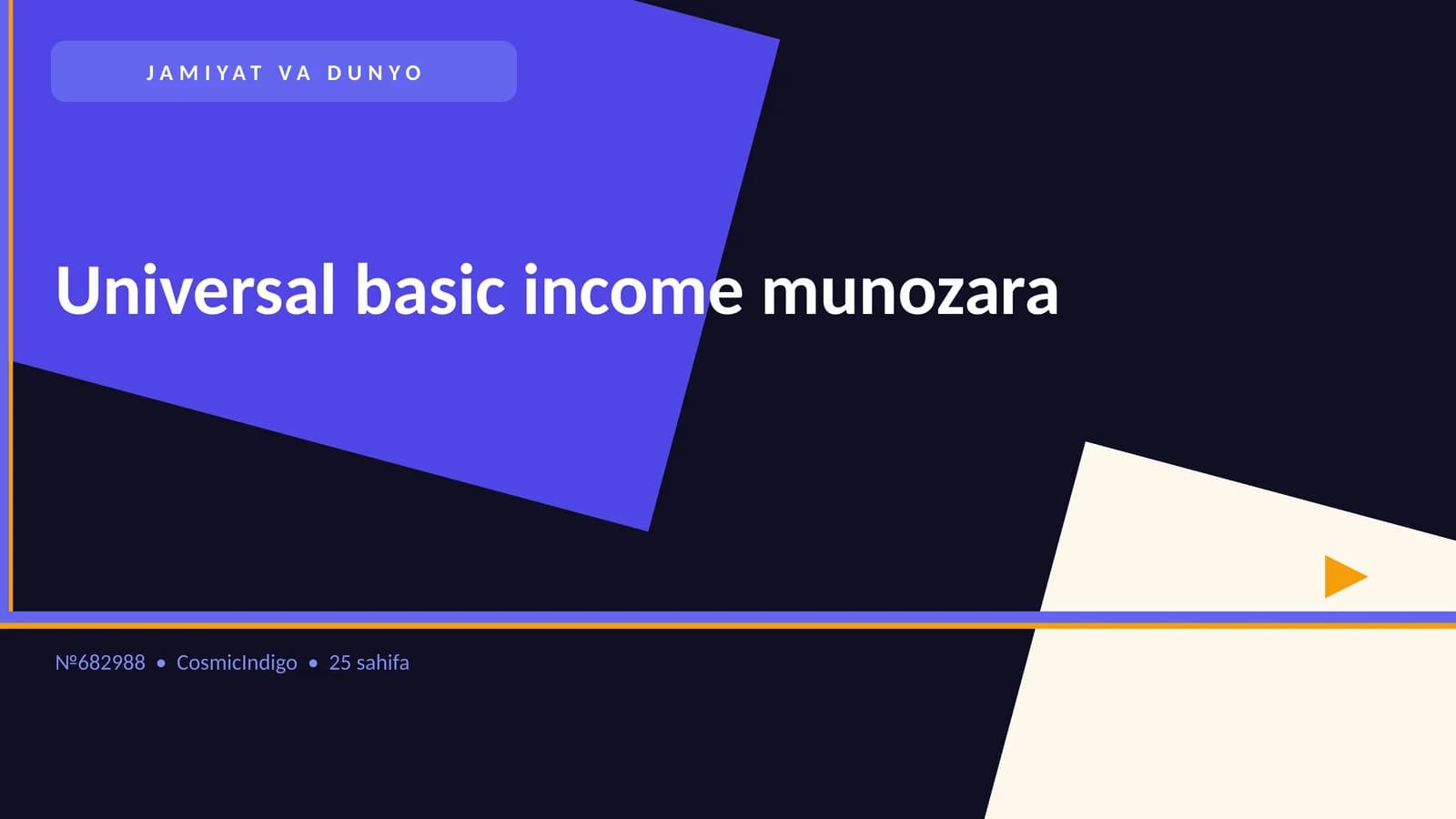 Universal basic income munozara