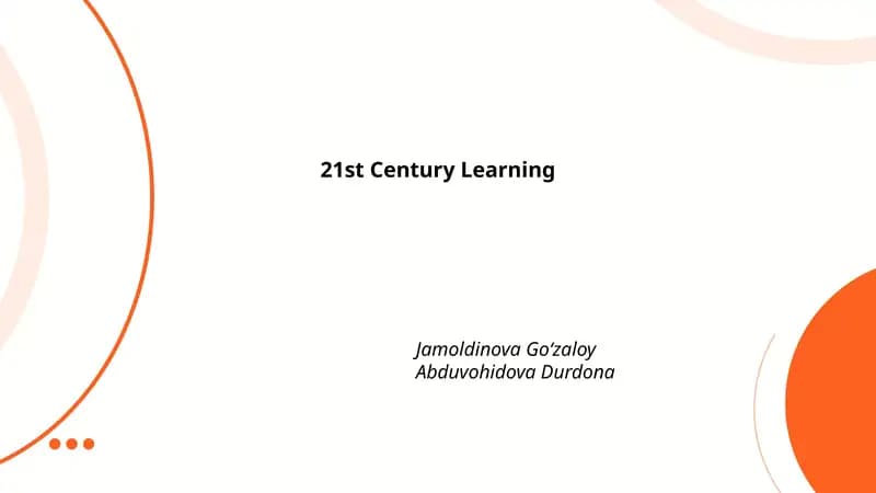 21st Century Learning