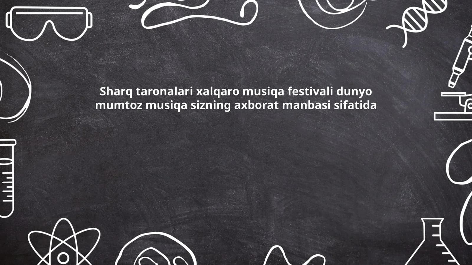 Sharq Taronalari xalqaro musiqa festivali haqida ma'lumotnomasi