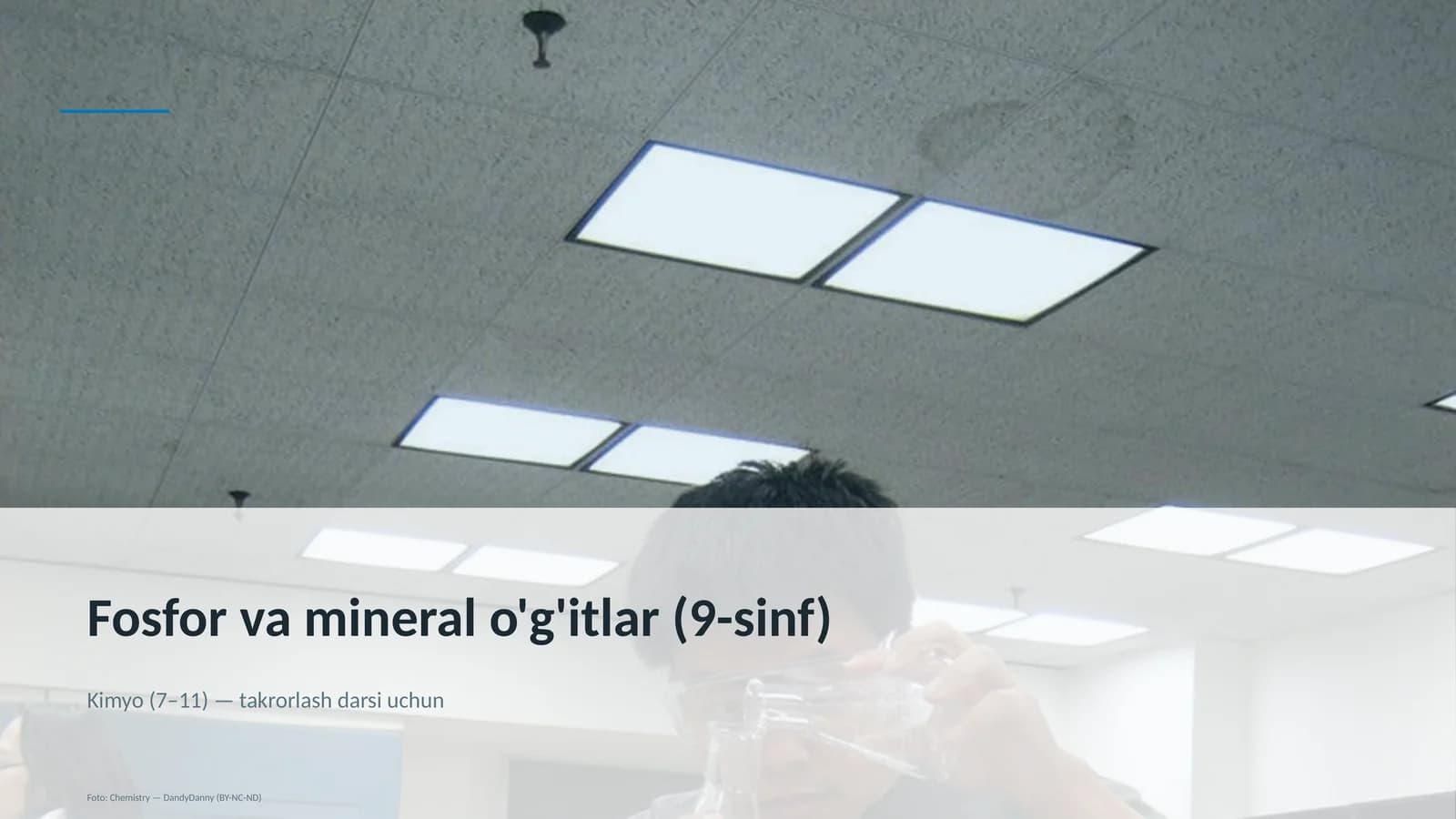 Fosfor va mineral o'g'itlar (9-sinf)