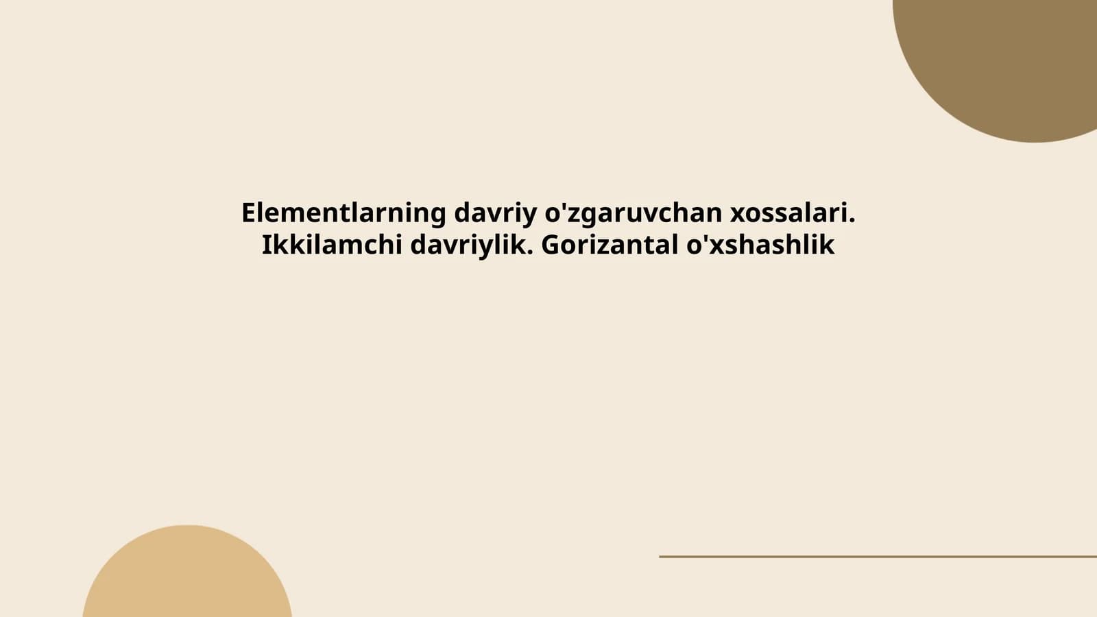 Kimyoviy elementlarning davriy jadvali