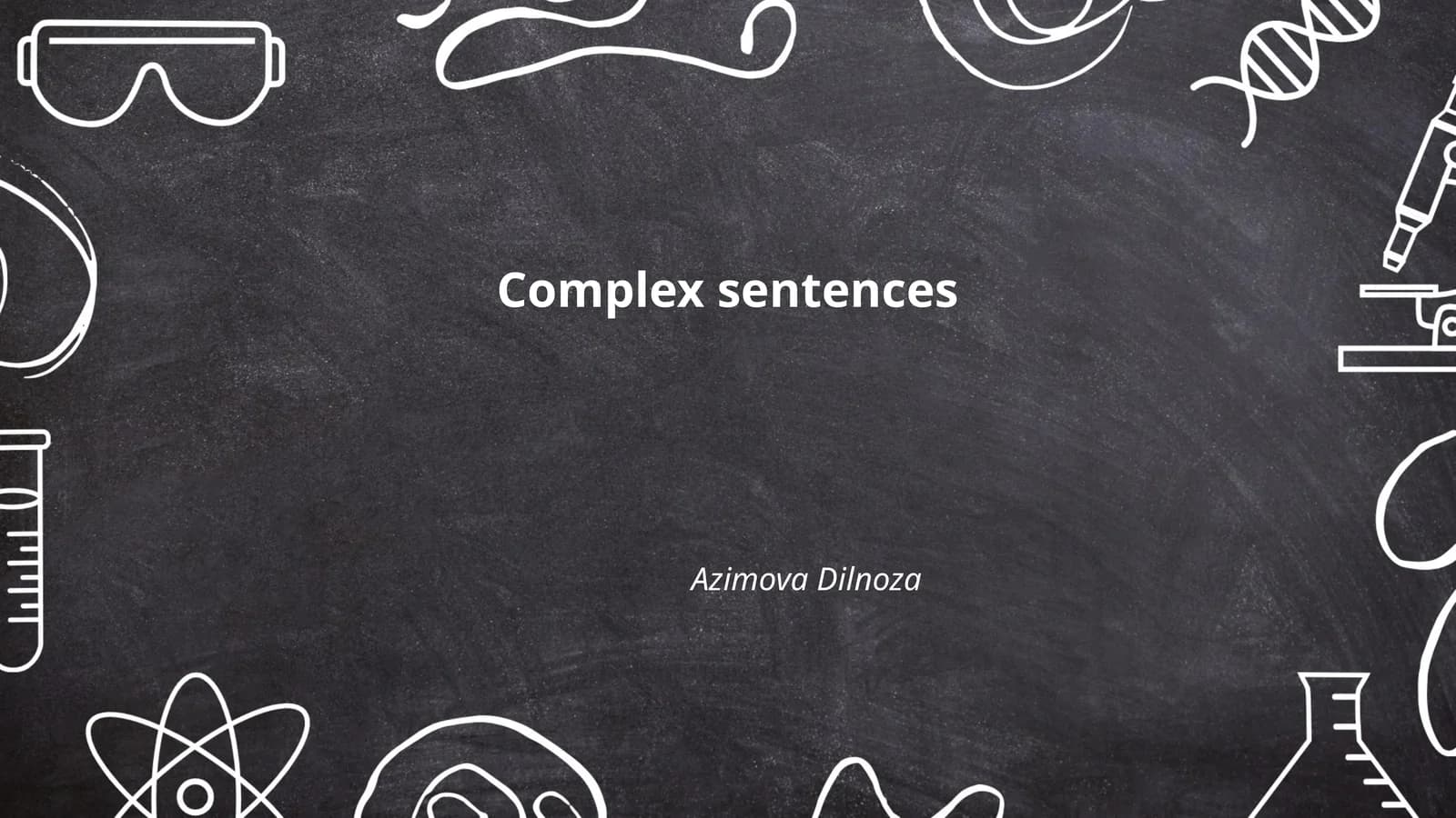 Complex sentences