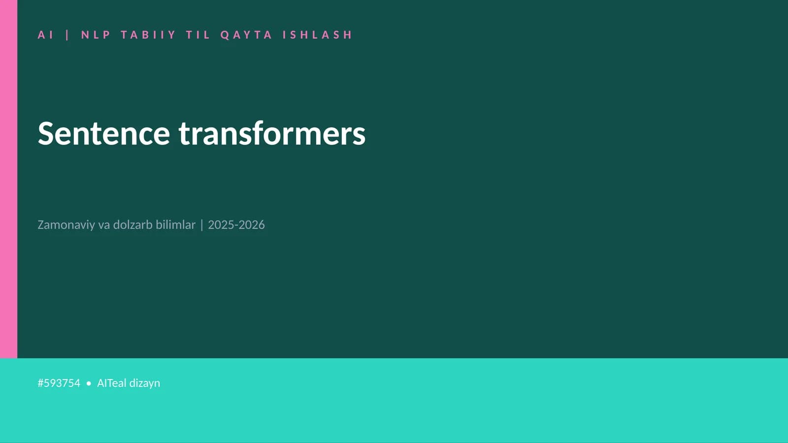 Sentence transformers
