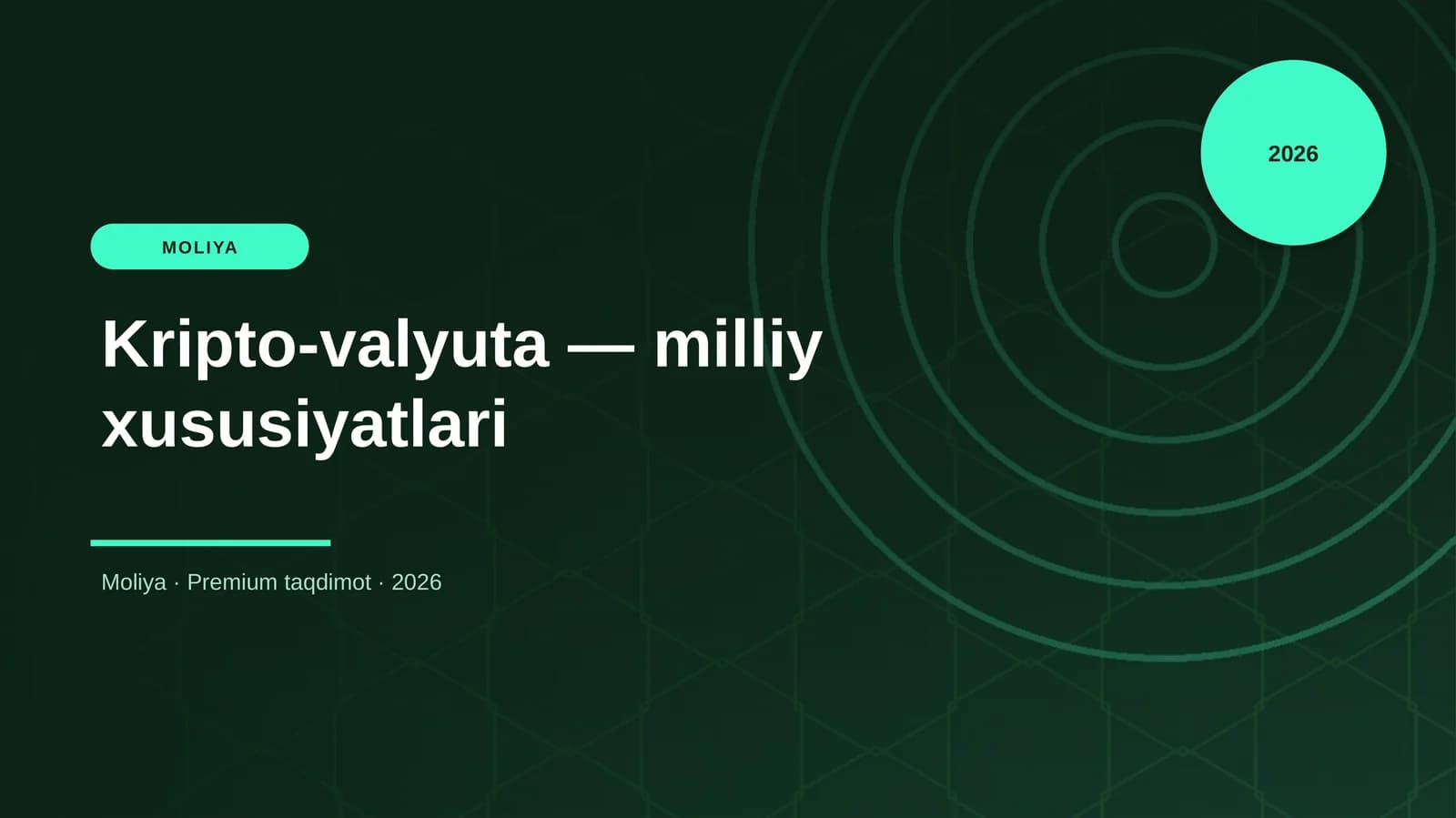 Kripto-valyuta — milliy xususiyatlari