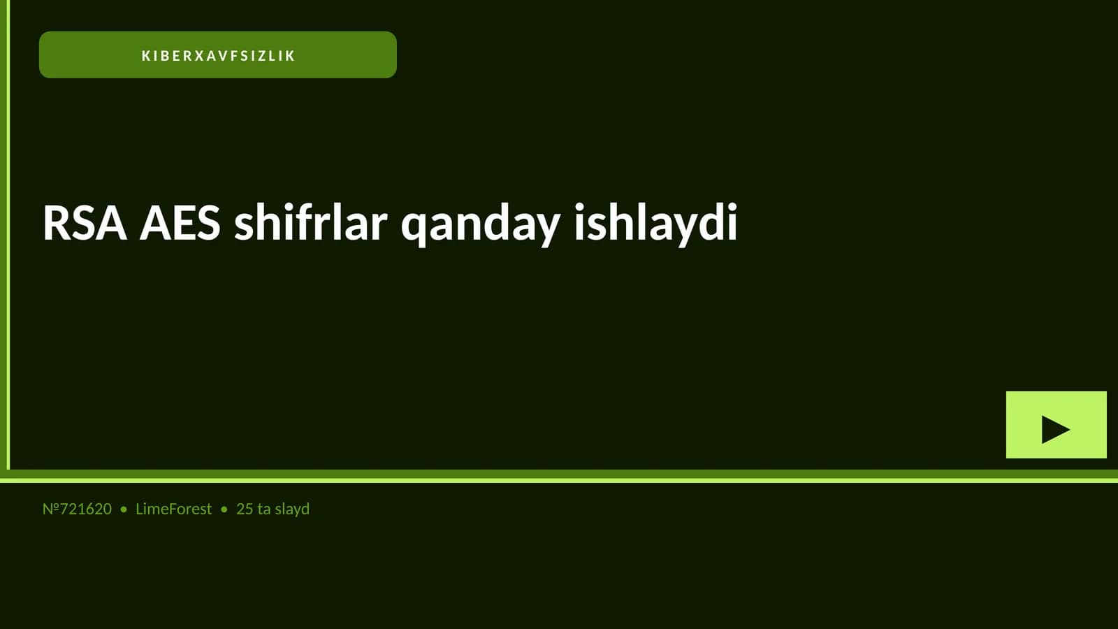 KIBERXAVFSIZLIK