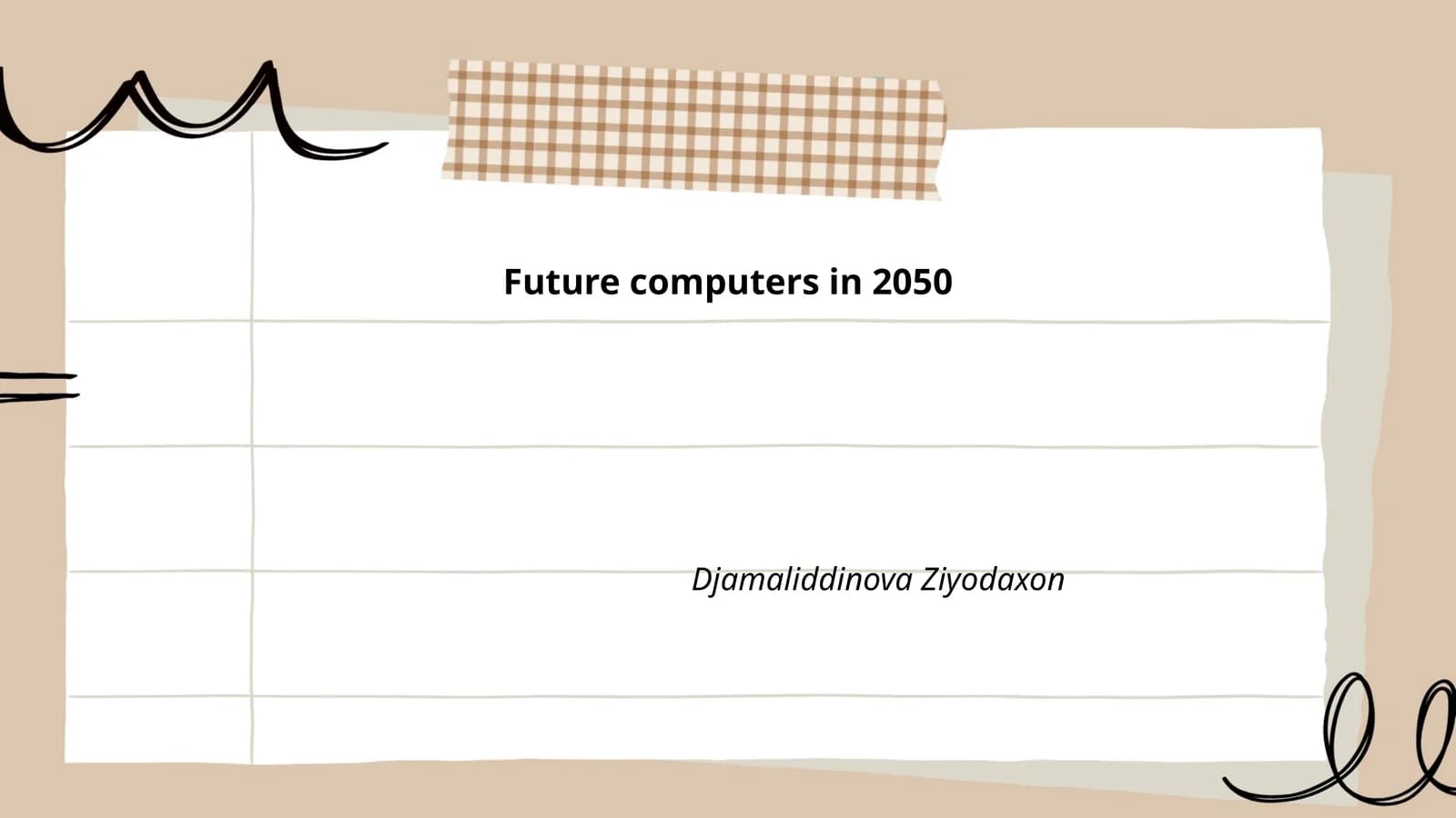 Future computers in 2050